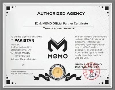 Memo DJ, lai kļūtu par pilnvarotu aģentu Pakistānā!